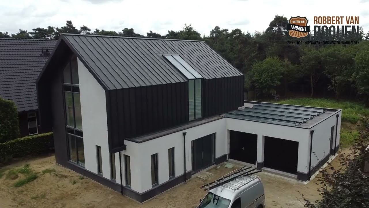 Zinken dak Nedzink Noir