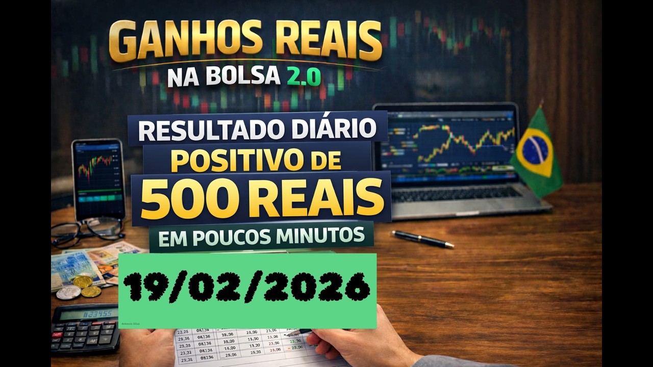 19/02/2026 R$500,00 em 36 minutos! Sem preço médio no Mini ìndice/ Gestão na Prática/ #trader