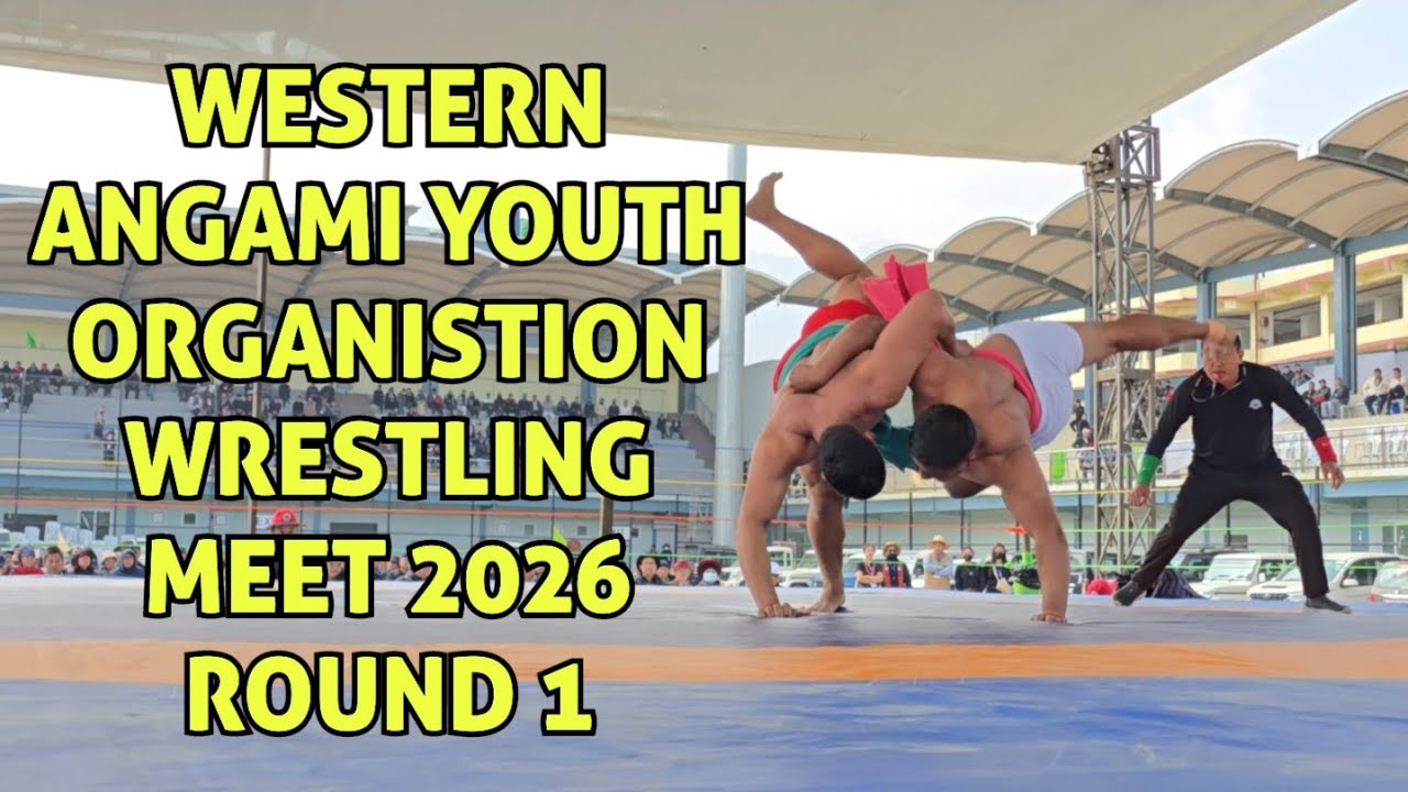 WESTERN ANGAMI YOUTH ORGANISTAION WRESTLING MEET 2026 | ROUND 1|  SEYIEKHOTUO CHUCHA