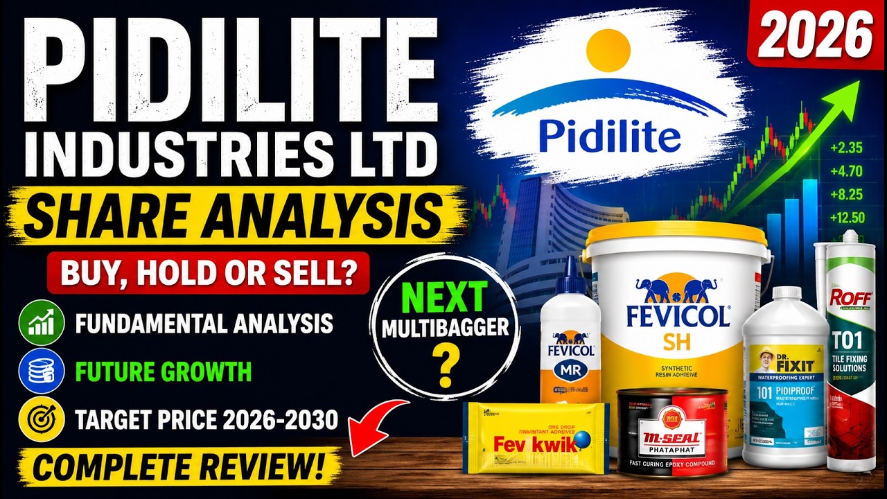 Pidilite Industries Share Analysis 2026 | Target | Buy or Sell? | Fundamental Analysis | Latest News