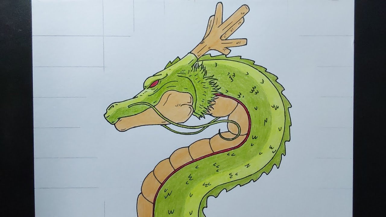 How to draw a Dragon ( Shenron )