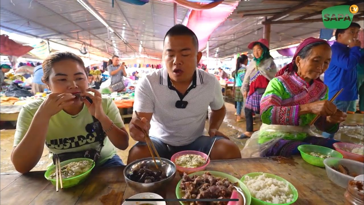 SAPA TV | ĐƯA CHỦ TỊCH ĐI ĂN SẬP CHỢ PHIÊN LÙNG PHÌNH