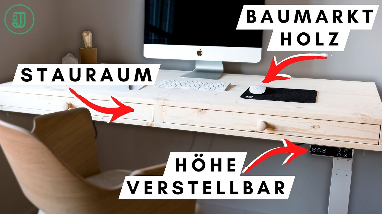 DAS hast du garantiert noch NICHT GESEHEN! | Schreibtisch selber bauen | Jonas Winkler