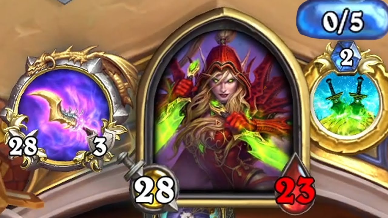 TURN 5 LETHAL - 28 DAMAGE WEAPON | Murder at Castle Nathria Hearthstone