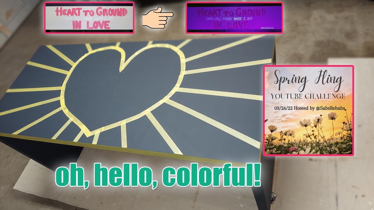 Spring Fling Colab Ikea Desk Transformed 30 Colors #paintedfurniture #springcolors #ikeamakeover