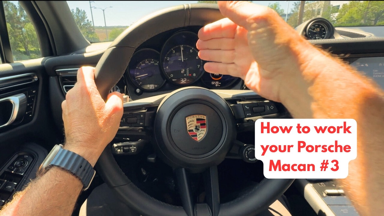Driving controls explained in your new Porsche Macan.