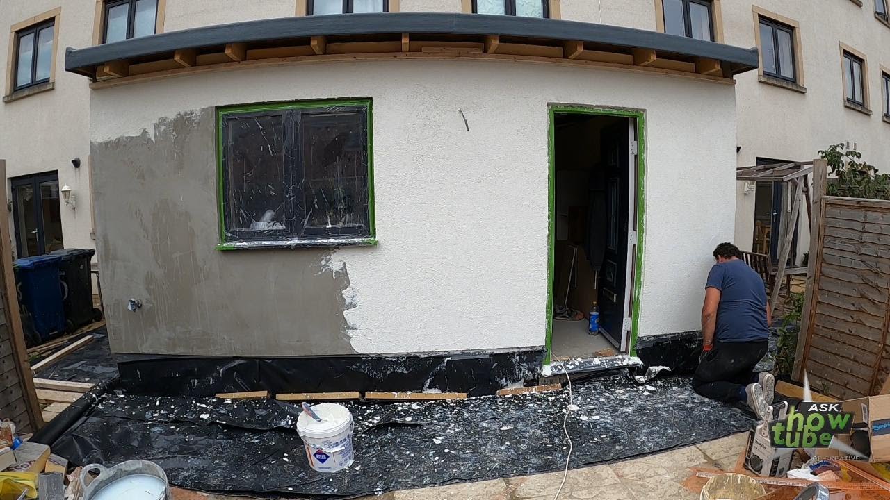 How I do silicone rendering, prepare the walls, install corners and the mesh, apply and finish coat.