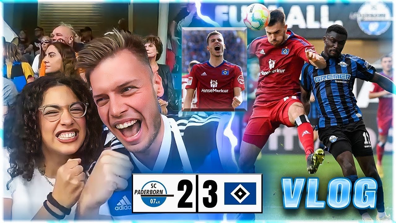 SC Paderborn vs Hamburger SV - Stadionvlog 🔥 Was ein Comeback!! 😍❤
