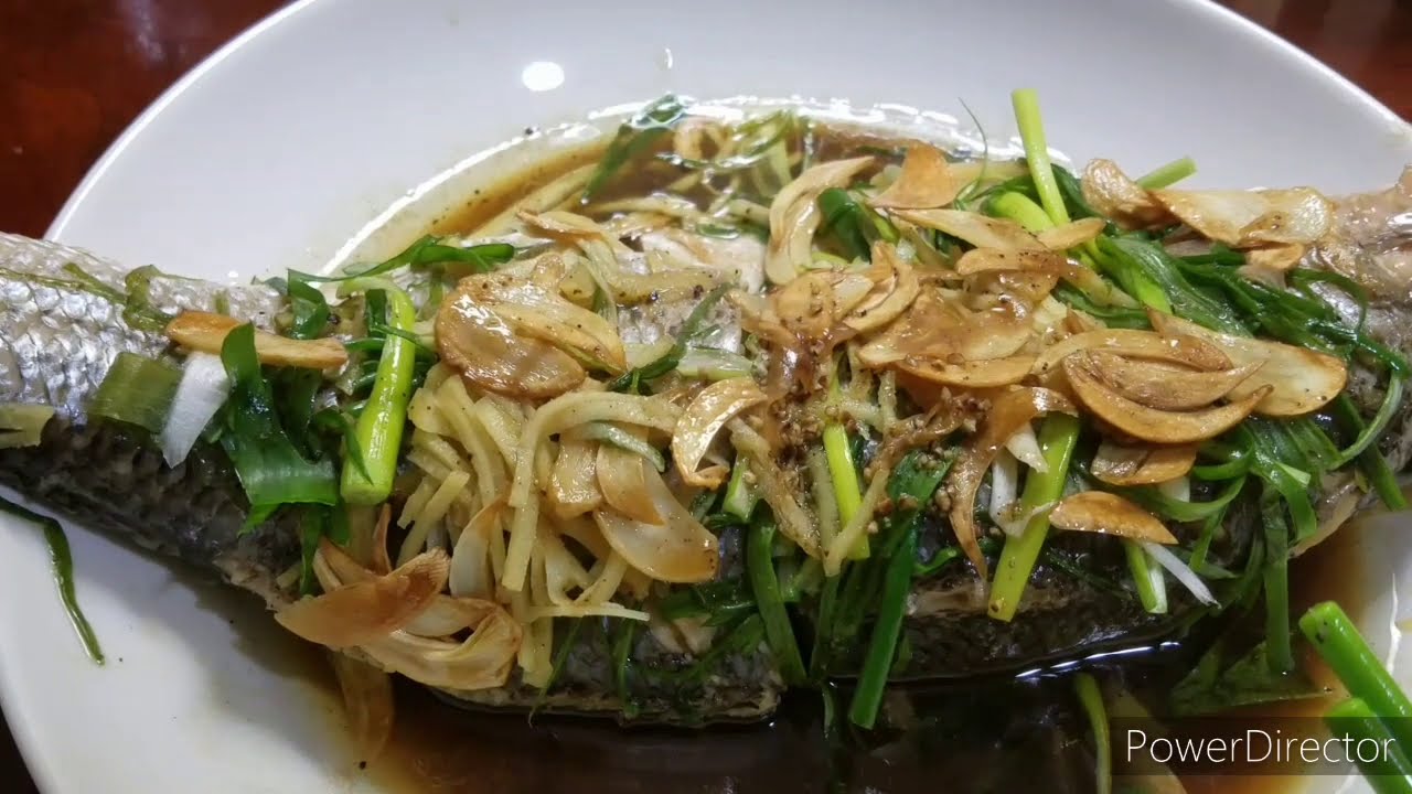 HEALTHY STEAMED FISH  WITH SOY SAUCE AND GINGER SIMPOL RECIPES