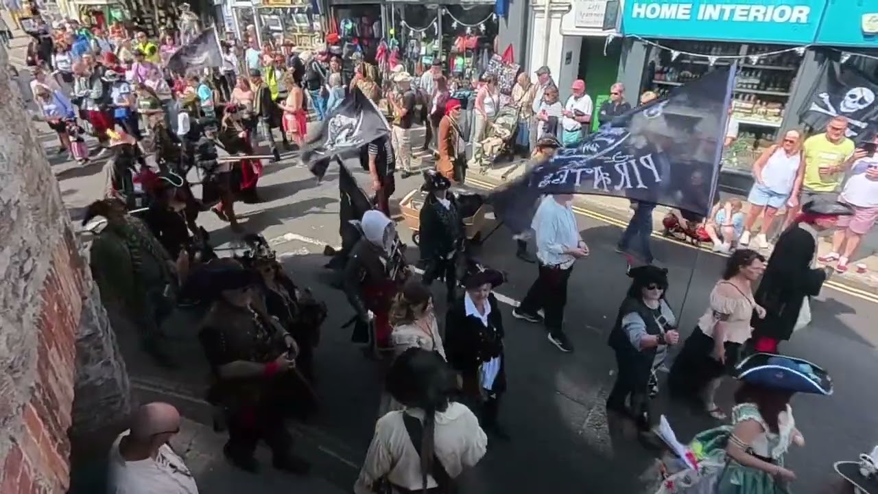 Brixham pirate festival parade 3rd May 2025