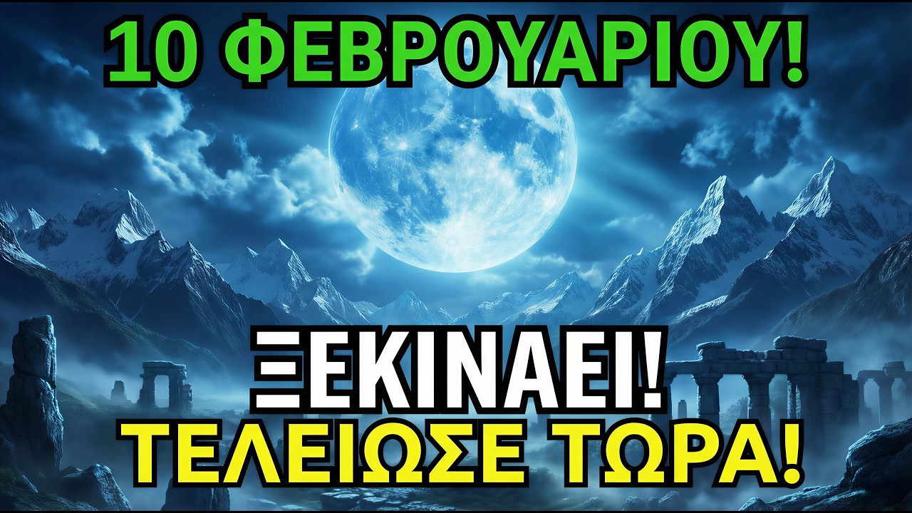 🚨ΠΡΟΣΟΧΗ στην Πανσέληνο! Μετά το 777-ΠΥΛΗ 2025 – Ένα νέο πύλη ενεργοποιήθηκε! 10 Φεβρουαρίου 2026