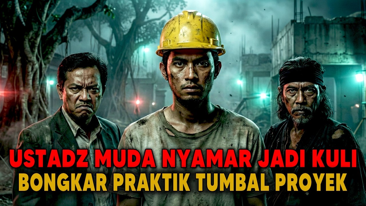 USTADZ MUDA MENYAMAR JADI KULI BANGUNAN UNTUK BONGKAR PRAKTIK TUMBAL PROYEK