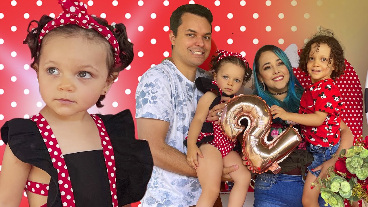 FESTA DE ANIVERSÁRIO DE 2 ANOS DA LIS! Tema da Minnie