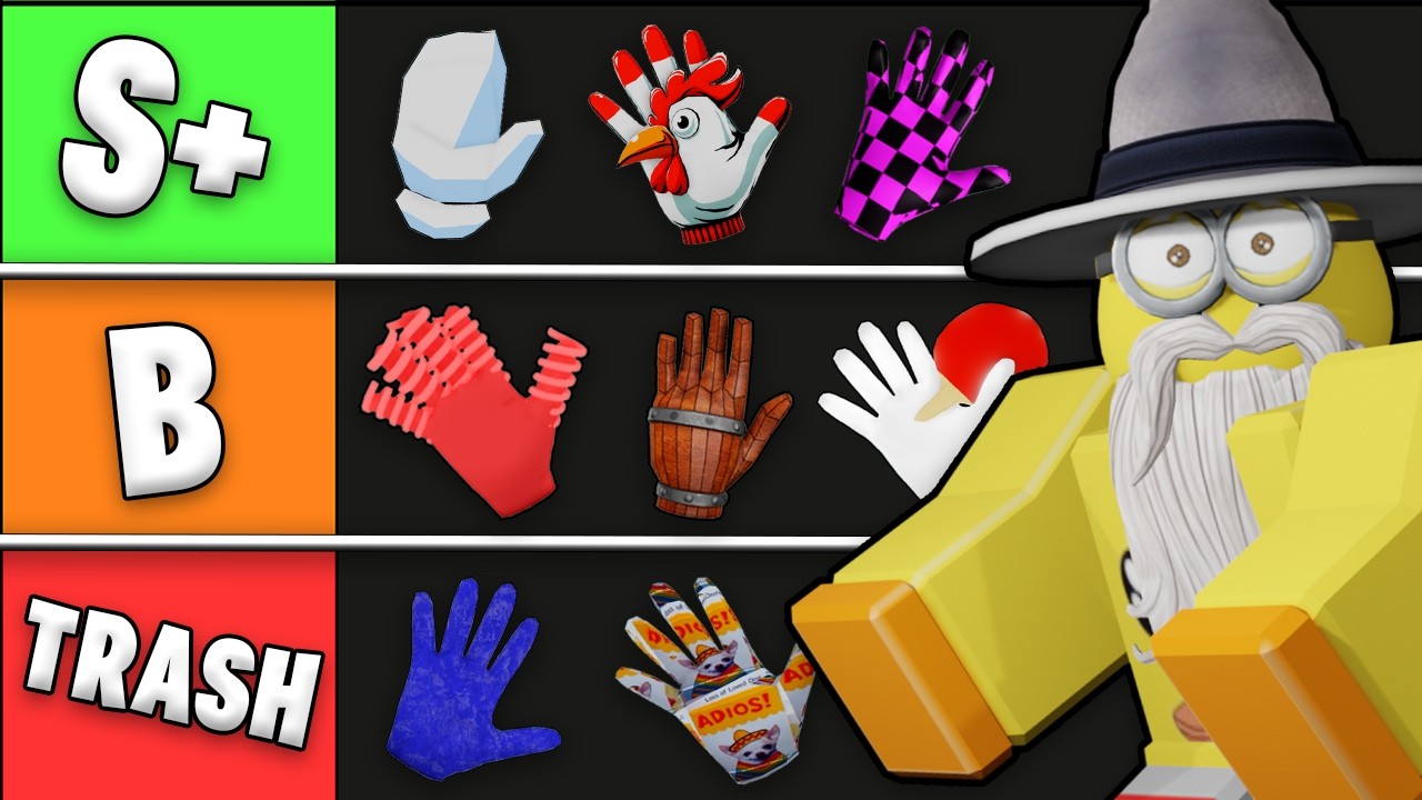 I Made the Official Slap Glove Tier List...(Slap Battles)