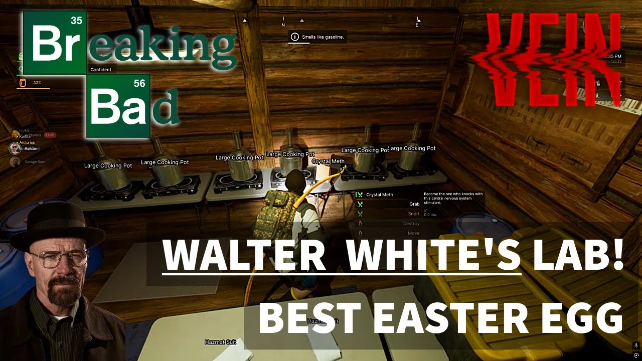 We Found a Breaking Bad Easter Egg Walter White's Lab in VEIN