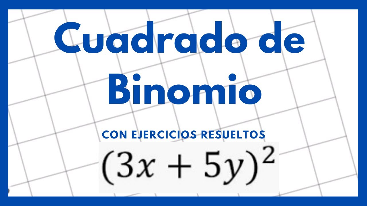 Cuadrado de binomios EJERCICIOS RESUELTOS