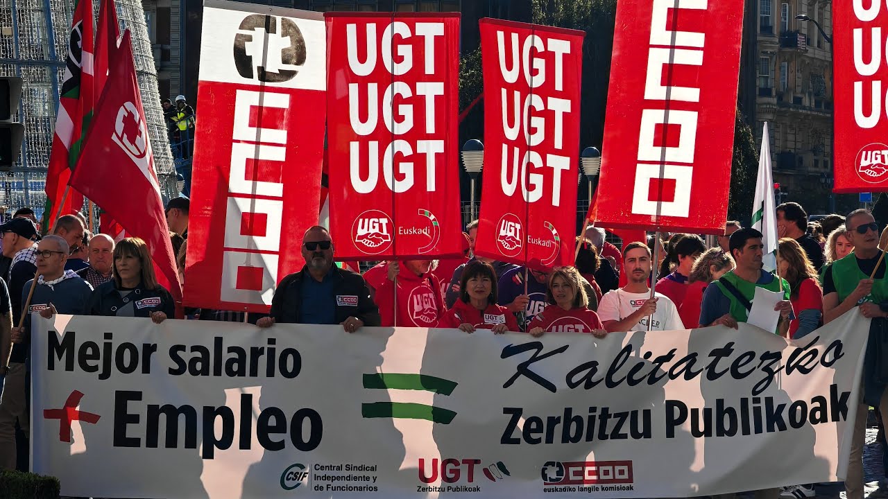 «Esto no va solo da salarios, va de defender los servicios públicos»  Arantza Agote