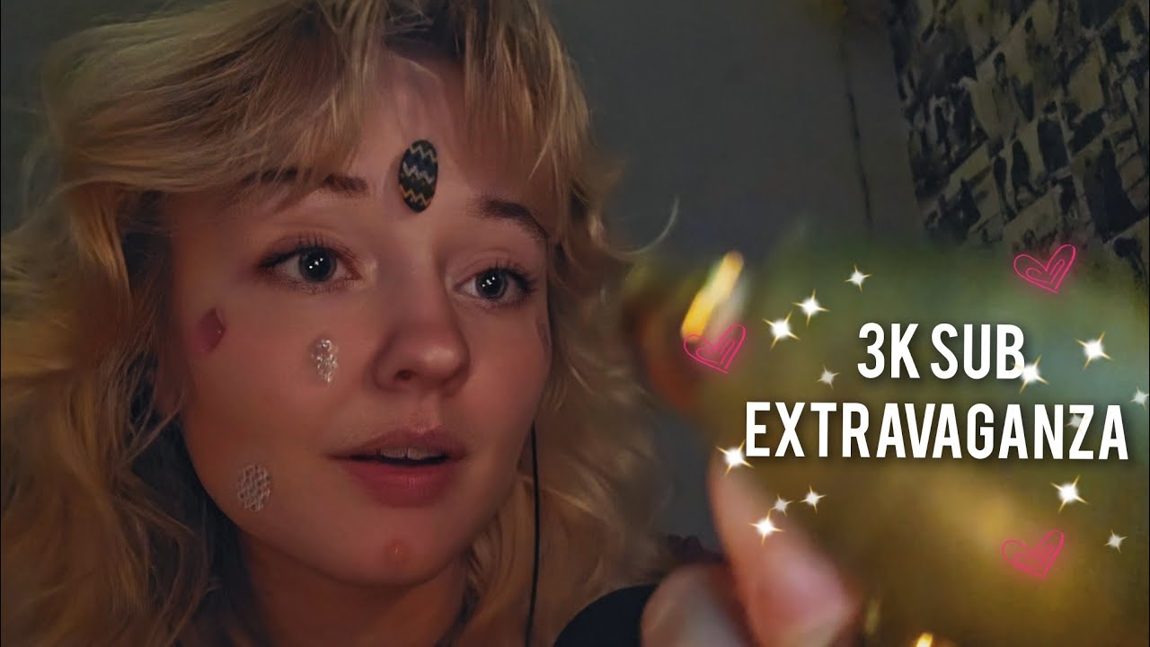 ASMR | 3K Sub EXTRAVAGANZA ✨️Personal Attention Medley | Wooden face, weird dentist, face brushing +