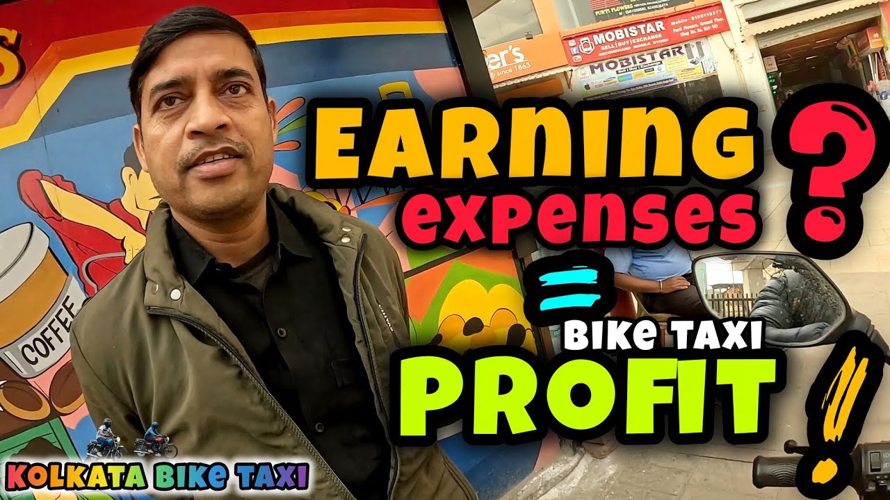কতো টাকা Earning কতো টাকা expenses কতো টাকা profit হল ? || Kolkata bike taxi 🏍 ||