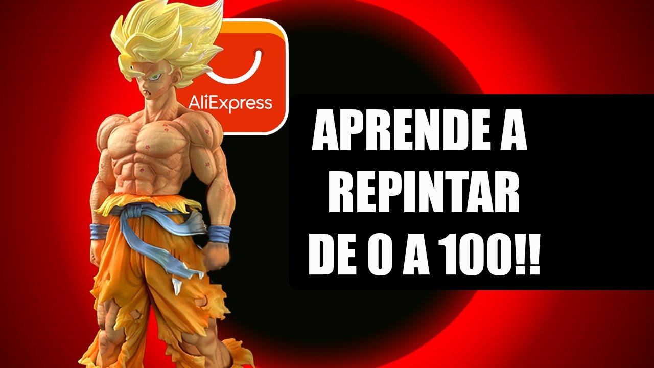 🎨🖌APRENDE a REPINTAR de una MALDITA VEZ,desde 0! Goku figura Aliexpress [ Episodio 1]