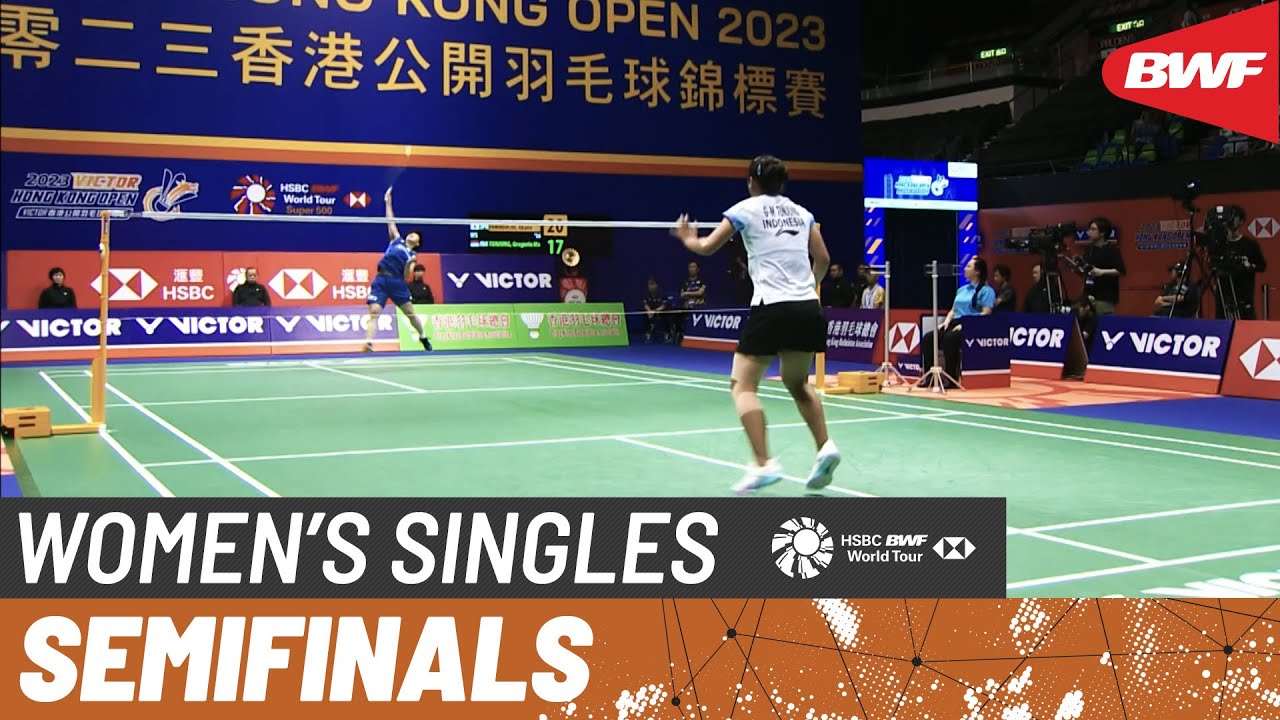 VICTOR Hong Kong Open 2023 | Akane Yamaguchi (JPN) [1] vs. Gregoria Mariska Tunjung (INA) [5] | SF