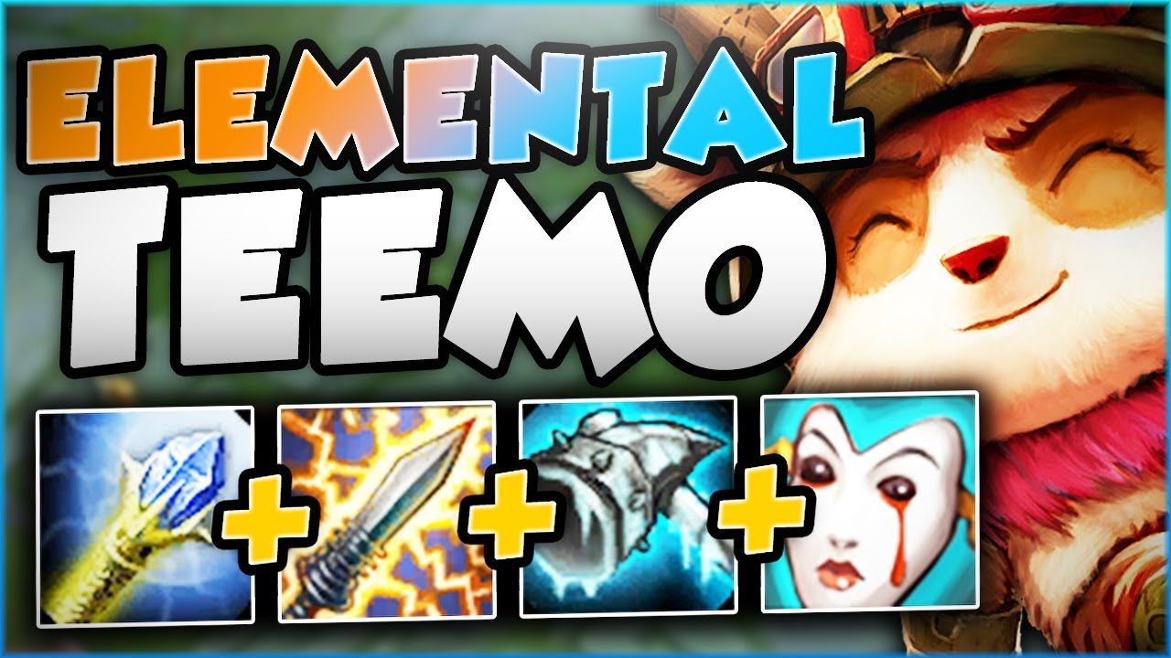 NEW ELEMENTAL TEEMO! THE ULTIMATE HYBRID TEEMO BUILD! TEEMO SEASON 8 TOP GAMEPLAY! League of Legends