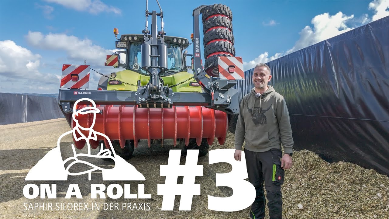 ON A ROLL#3: Interview: Stephan Kutscheid, SAPHIR Silagewalze SiloRex 30H mit SMARTPULL