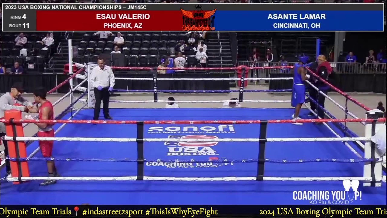 2023 USA Boxing National Championships (JM 145lbs) Esau Valerio vs Asante Lamar