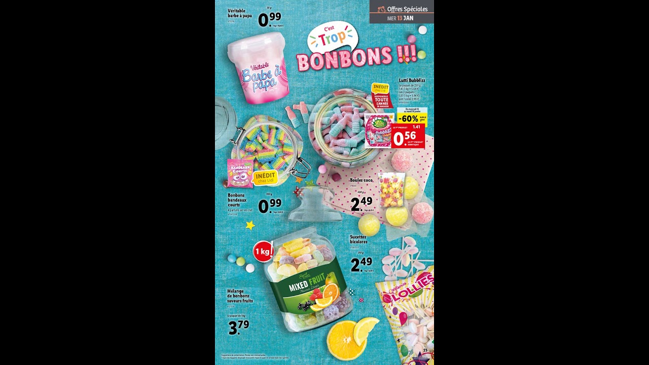 📚💛Catalogue Lidl du 13 au 19 janvier 2021 PROMO XXL