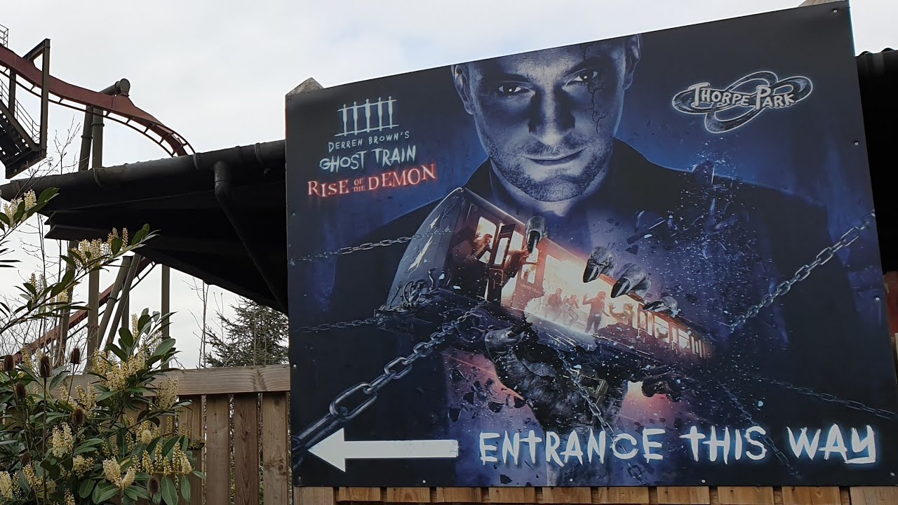Thorpe Park Dockyard, The Walking Dead, Derren Browns Ghost train & Old Town Saw the Ride & Samurai