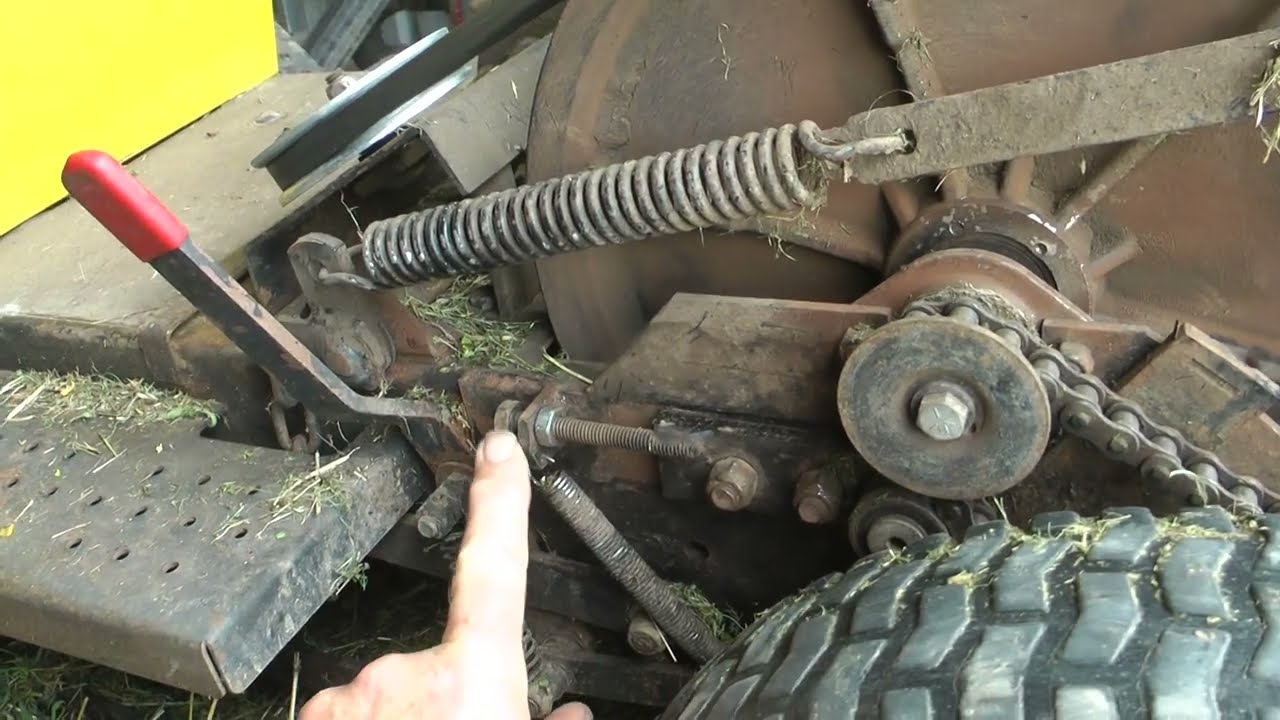 Greenfield roller chain replacement Rider mower. Please subcribe.
