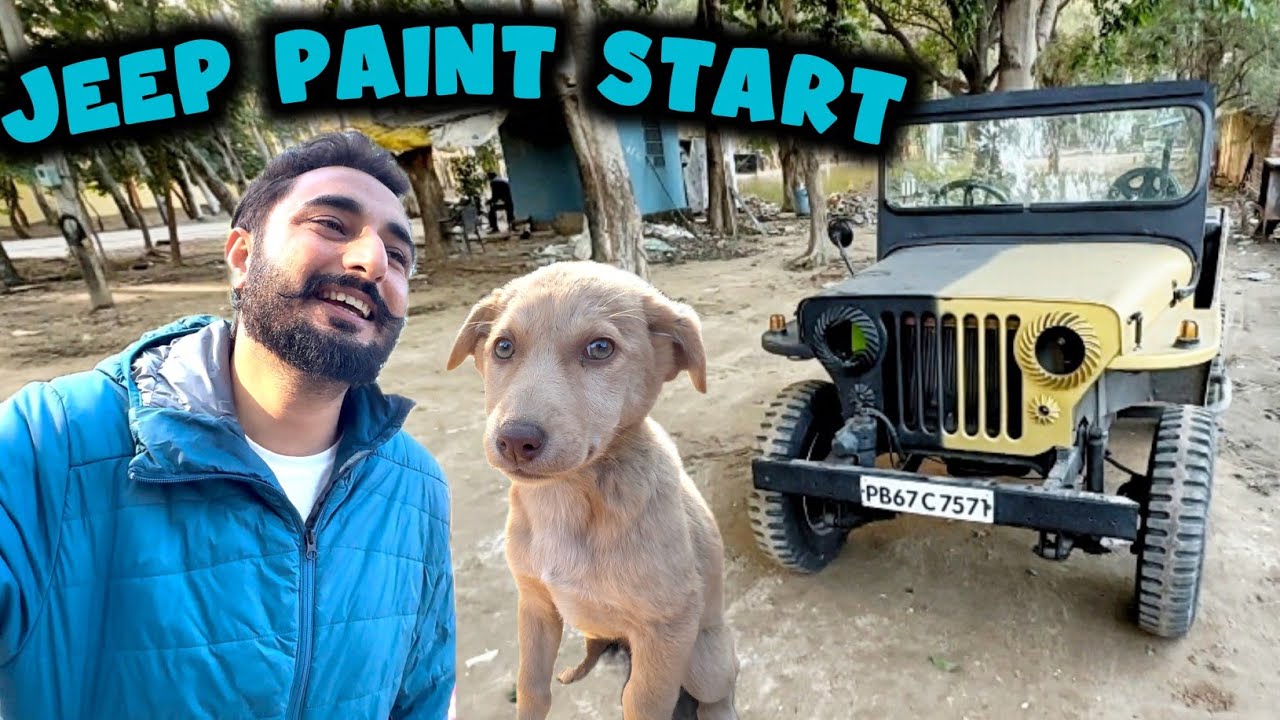 Tinke jatt da ghar te ik Jeep nu Paint karta shuru | khoo wale