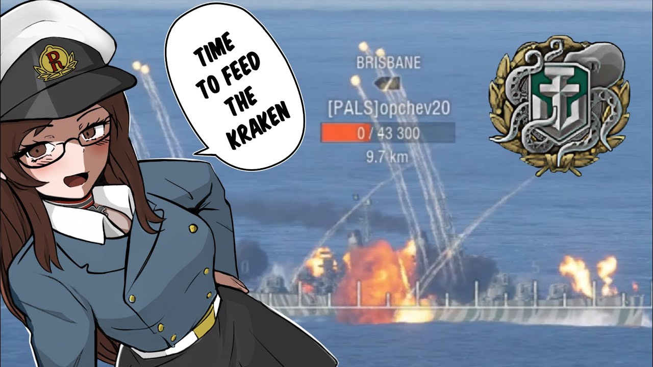 World Of Warships Funny # 66 - Feed The Kraken