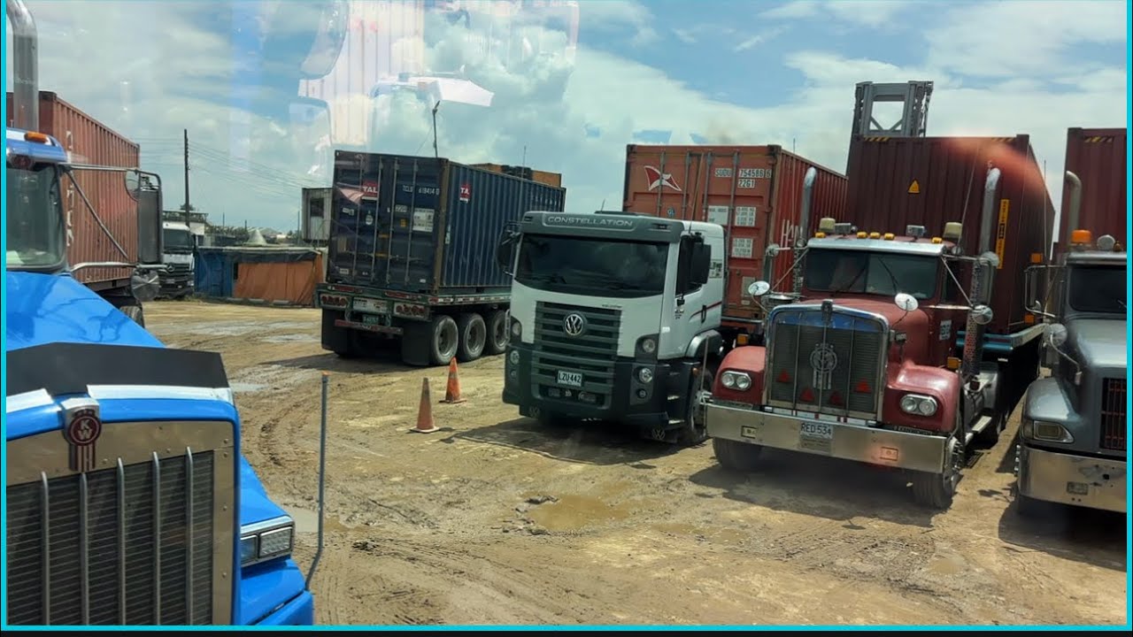 Así es el corre corre entre descargue y cargue/ hoy será nueva ruta 🔥