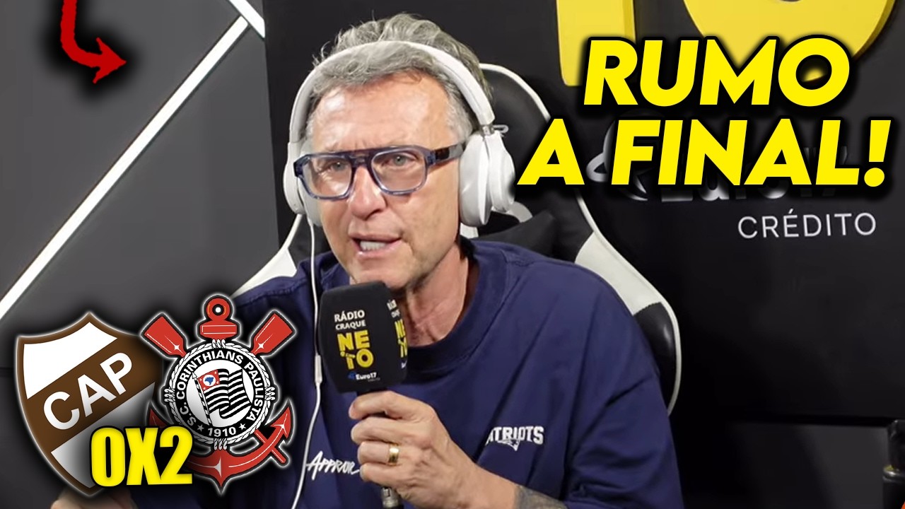 REA&Ccedil;&Otilde;ES do CRAQUE NETO em PLATENSE 0x2 CORINTHIANS - LIBERTADORES 2026 - REACT