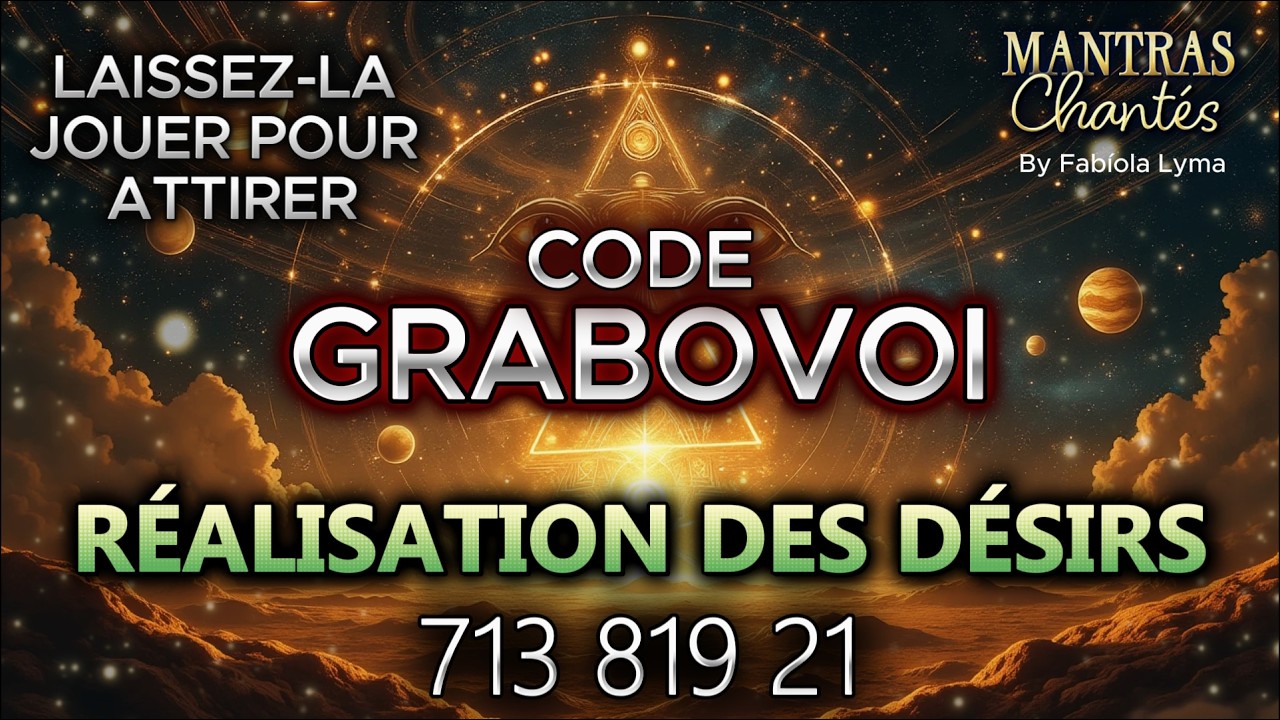 💎MANTRA GRABOVOI, code de la RÉALISATION DES DÉSIRS | 713 819 21 | Manifestation Consciente