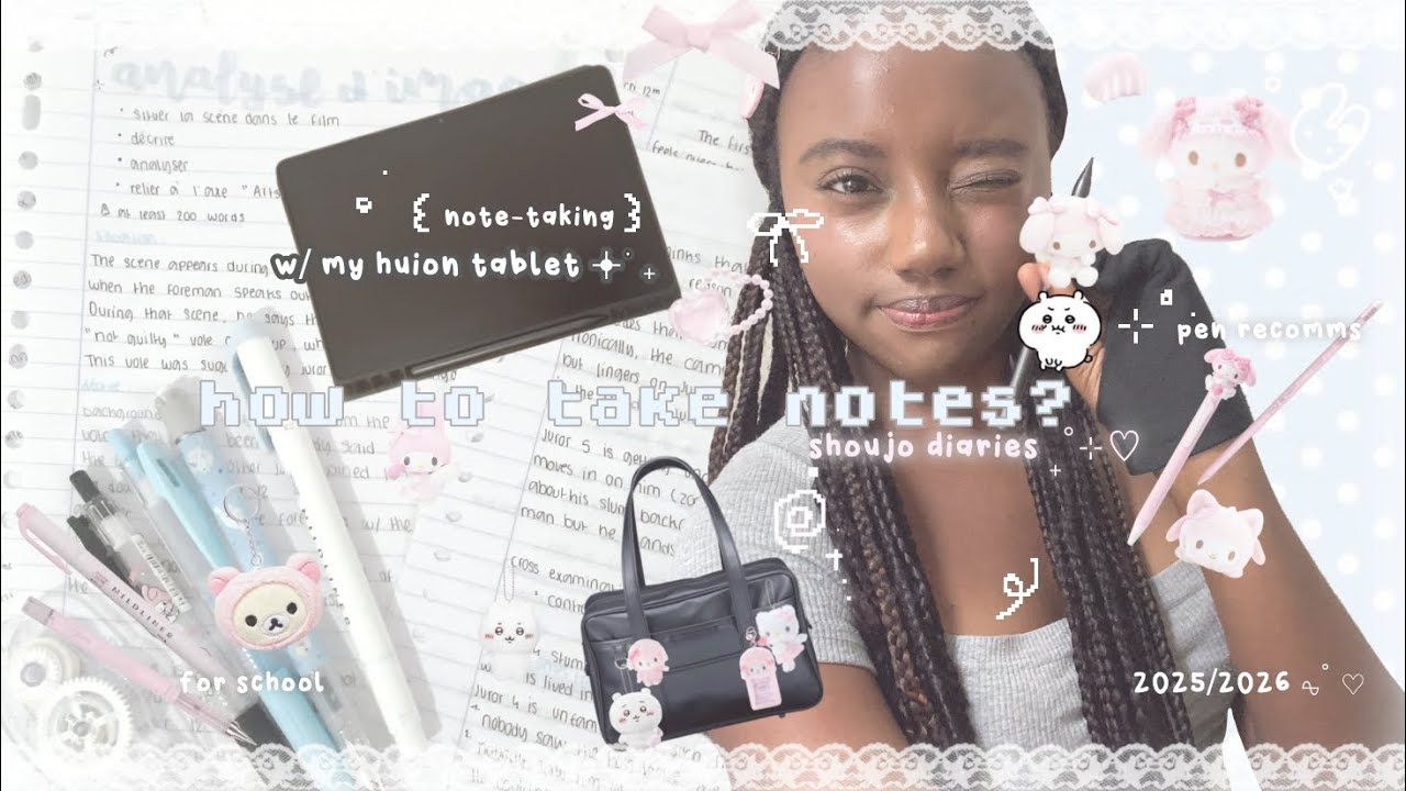 ꒰ эстетика ྀི꒱ как делать заметки? ♡: 🎀 простые идеи для создания заметок, бумага и планшет… ꒱