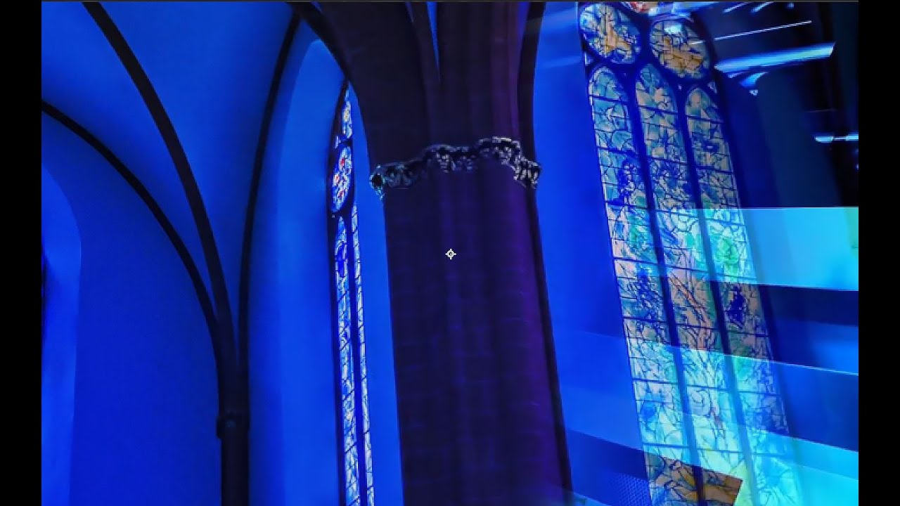 Das blaue Licht | Mainz | St. Stephan  | Chagallfenster | The Chagall windows Mainz |  マインツのシャガールの窓