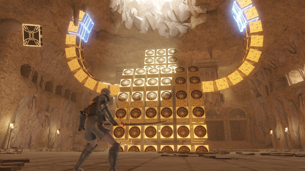 NieR Replicant ver.1.22474487139... The Barren Temple Gameplay