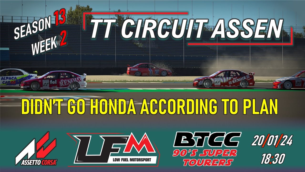 Assetto Corsa LFM | 90's BTCC | TT Circuit Assen  | 20.01.24 - 18:30