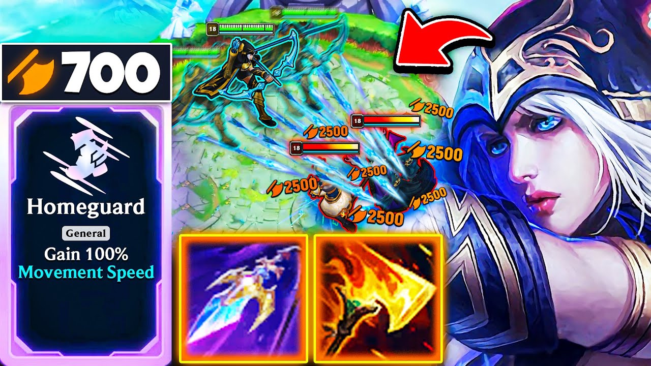 I PLAYED THE MOST ANNOYING ASHE BUILD IN ARENA (YOU CAN'T CATCH ME)