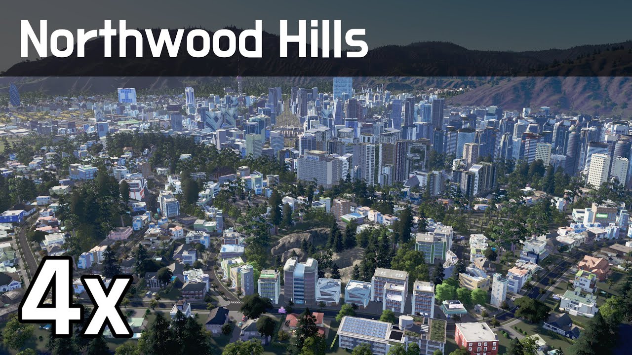 Cities Skylines Campus - Northwood Hills, 시티즈 스카이라인 - 노스우드 언덕 130K/T87%