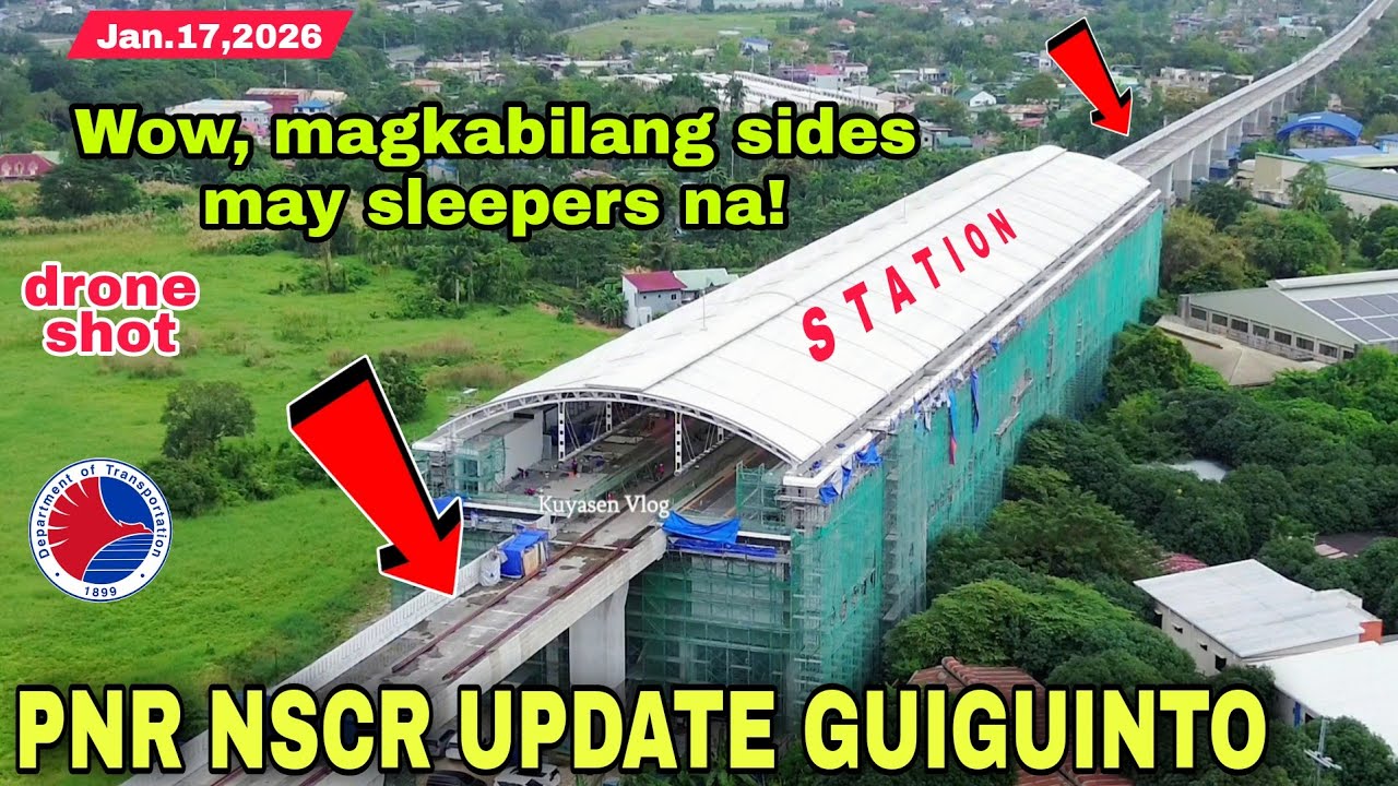 May mga nakalatag na bakal na sa south at northside! PNR NSCR UPDATE GUIGUINTO BULACAN