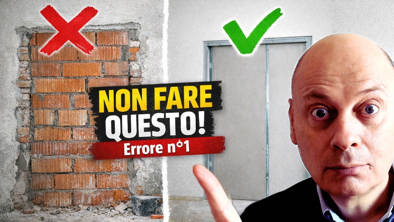 Come Chiudere una Porta in un Muro Portante evitando l'Errore Numero 1
