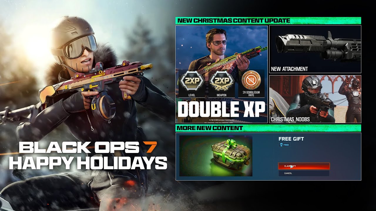 NEW Black Ops 7 Christmas Day Content Update..