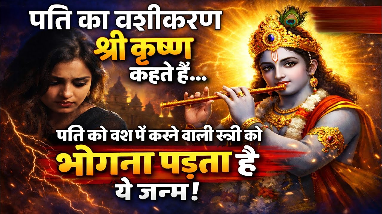 श्री कृष्ण कहते है पति को वश में करने वाली स्त्री को भोगना पडता है ये जन्म |