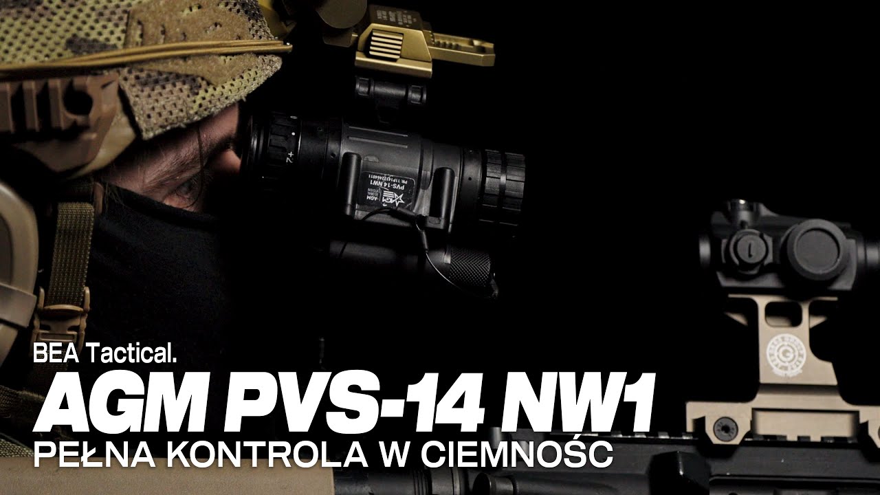 Monokular noktowizyjny AGM PVS-14 NW1 | BeaTactical
