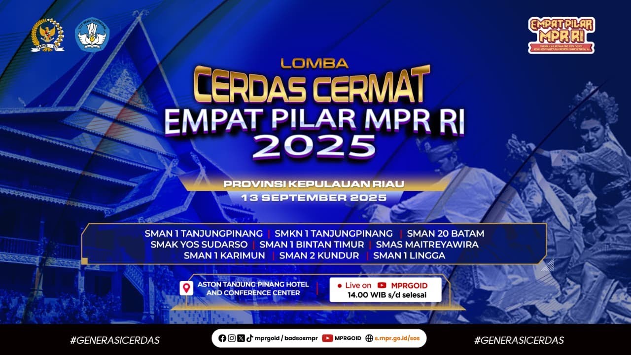 Final Lomba Cerdas Cermat Empat Pilar MPR RI 2025 - Provinsi Kepulauan Riau
