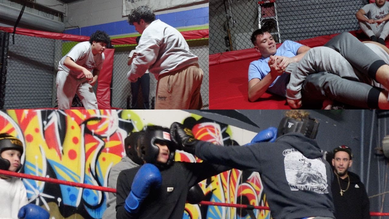 Ju Jitsu & Boxing Sparring