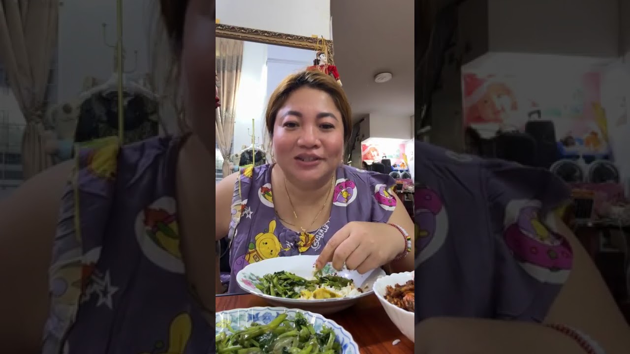 ကန်စွန်းရွက်ကြော်နဲ့ ထမင်းစားမယ် မမတို့ရေ 😋